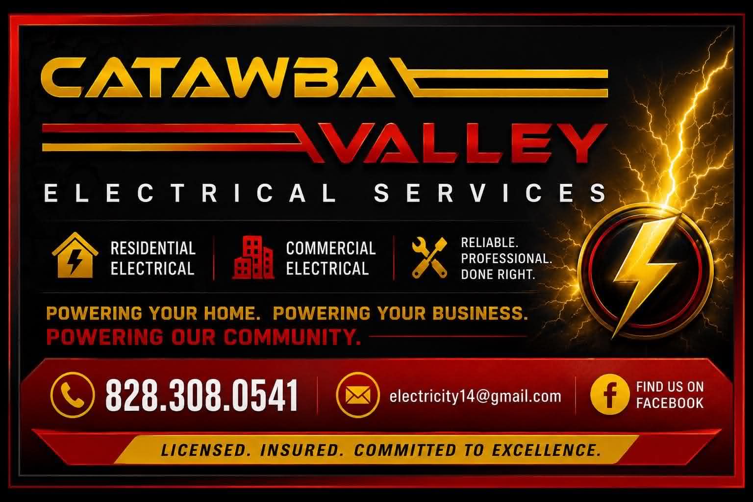 Catawba-Valley-Electrical-Services-Business-Card
